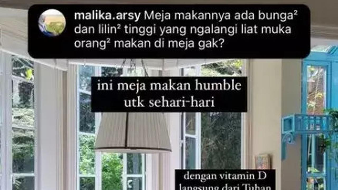 5 Potret Dapur Estetik Dian Sastro, Area Cuci Piring Bikin Deg-degan & Meja Makan dengan Vitamin D Langsung dari Tuhan