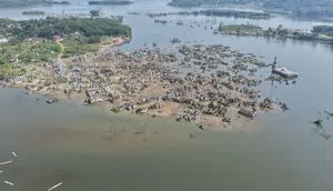 Perkampungan yang Tenggelam di Bendungan Karian Muncul Lagi