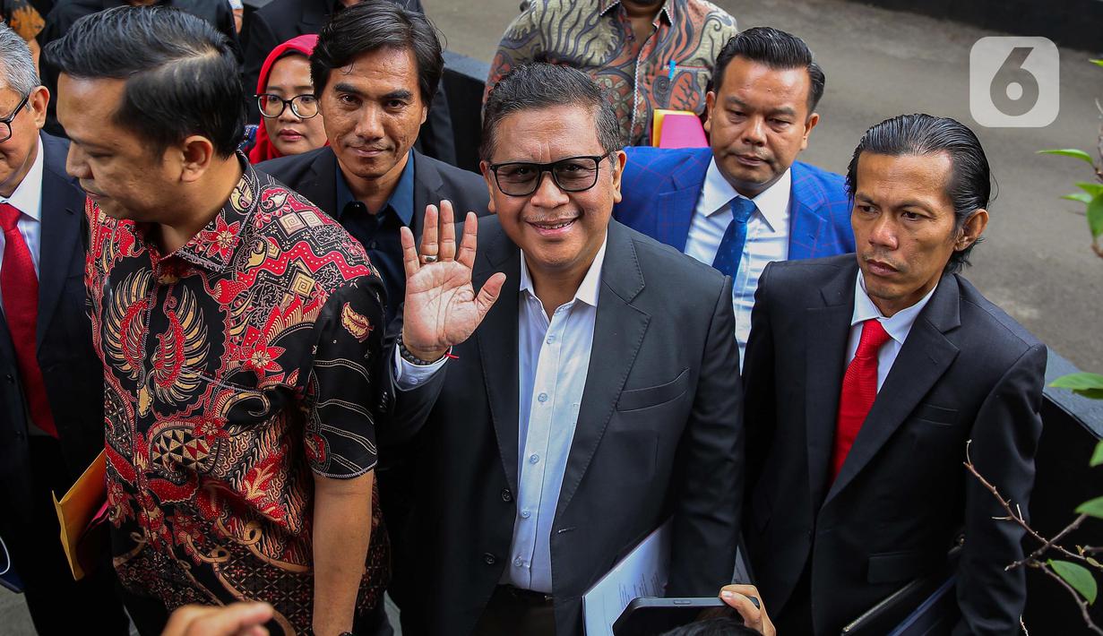 Sebelumnya, pada Selasa 24 Desember 2024, KPK menetapkan Hasto Kristiyanto sebagai tersangka dalam kasus suap terhadap Komisioner Komisi Pemilihan Umum (KPU) Wahyu Setiawan. (Liputan6.com/Angga Yuniar)