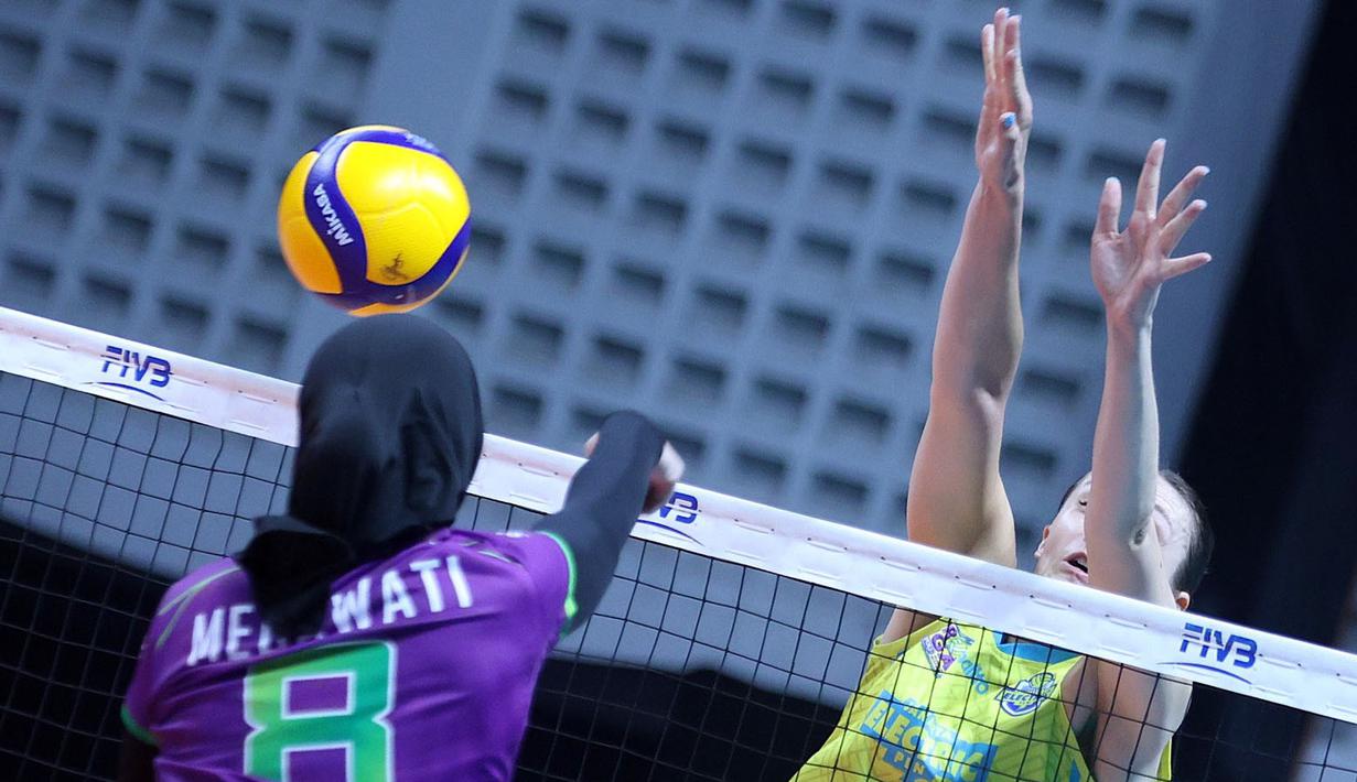 Dengan modal jumlah tiga kemenangan terakhir membuka peluang Megawati dkk untuk tampil di partai puncak nanti. (Dok. PBVSI)