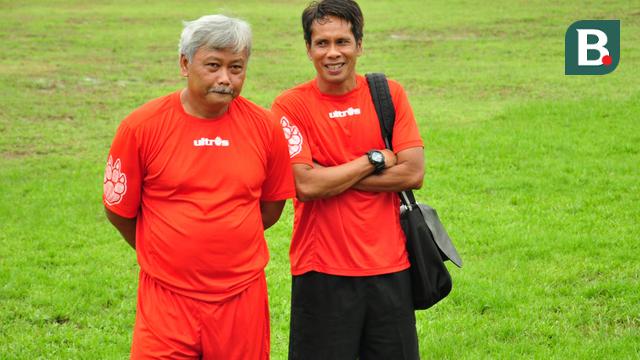 I Made Pasek Wijaya (kanan) bersama almarhum Satia Bagdja