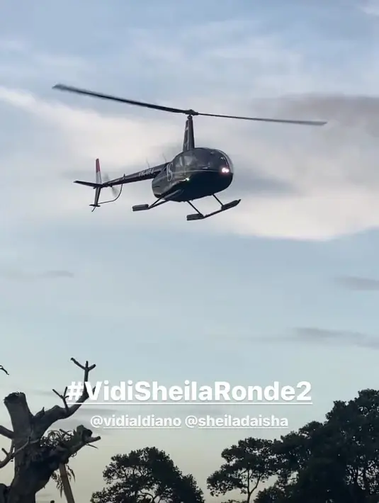 Ngunduh Mantu Vidi Aldiano dan Sheila Dara (Instagram/@adhrrf)