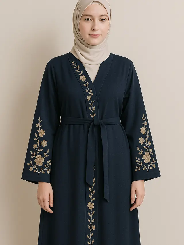 Model Baju Abaya Kimono (Image by Chatgpt)