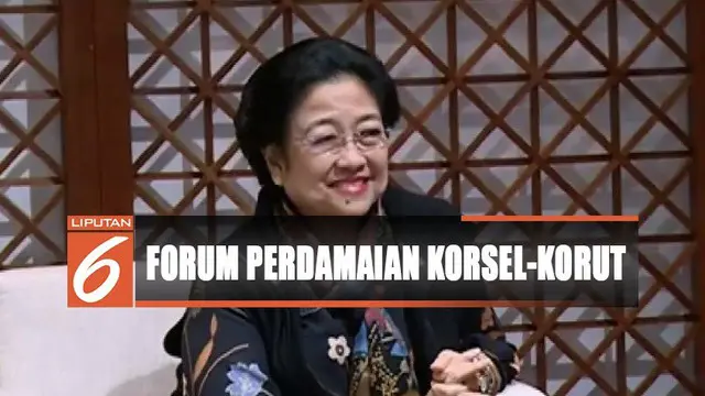 Megawati Jadi Pembicara di Forum Perdamaian Korsel dan Korut