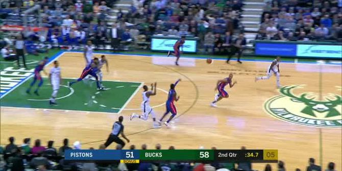 VIDEO : GAME RECAP NBA 2017-2018, Bucks 104 vs Pistons 100