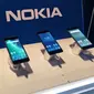 Deretan smartphone Nokia. Liputan6.com/ Andina Librianty