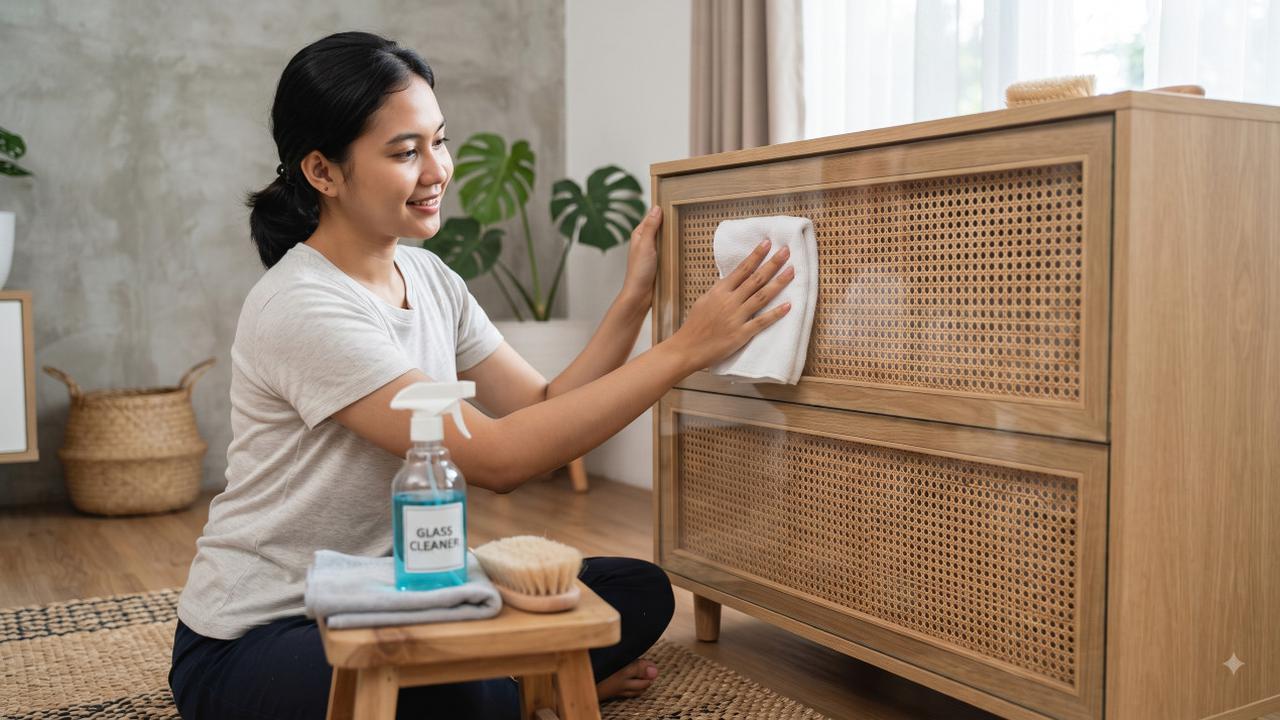 Cara Membersihkan Debu pada Furnitur Rotan