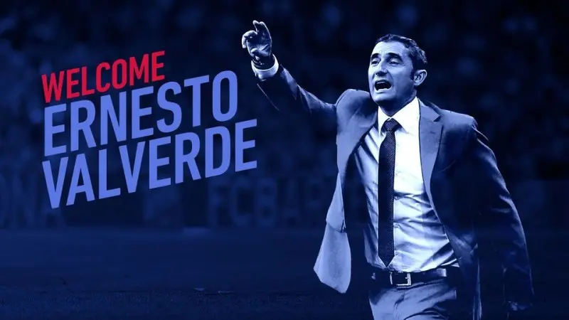 Barcelona menunjuk Ernesto Valverde sebagai pengganti Luis Enrique pada Senin (29/5/2017). (dok. Barcelona)