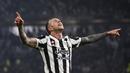 Federico Bernardeschi layak dinobatkan sebagai man of the match saat Juventus mengalahkan Cagliari pada giornata ke-19 Liga Italia 2021/2022. (LaPresse via AP/Fabio Ferrari)