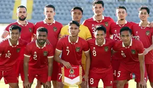 Starting XI Timnas Indonesia saat menghadapi Libya dalam laga uji coba jelang Piala Asia 2023, Jumat (5/1/2024) malam WIB di Stadion Titanic Mardan, Antalya, Turki. (Dok. PSSI)