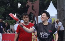 FOTO: Liliyana Natsir Main Bulu Tangkis Pakai Teflon, Bikin Heboh Vidio Sports Festival 2025