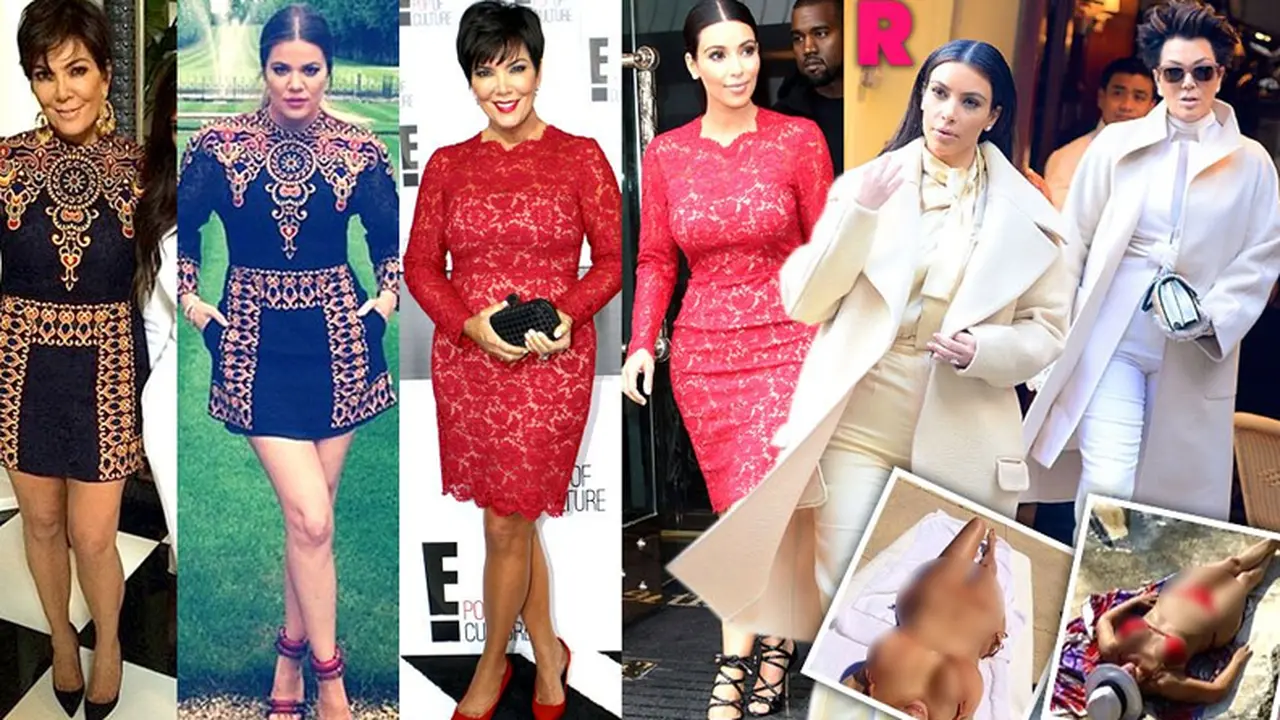 Kris Jenner dan Kim Kardashian 