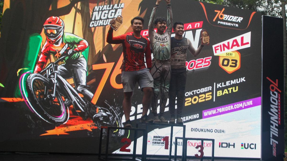 Rookie Pandu Satrio Perkasa Jadi Juara Umum Indonesian Downhill 2025