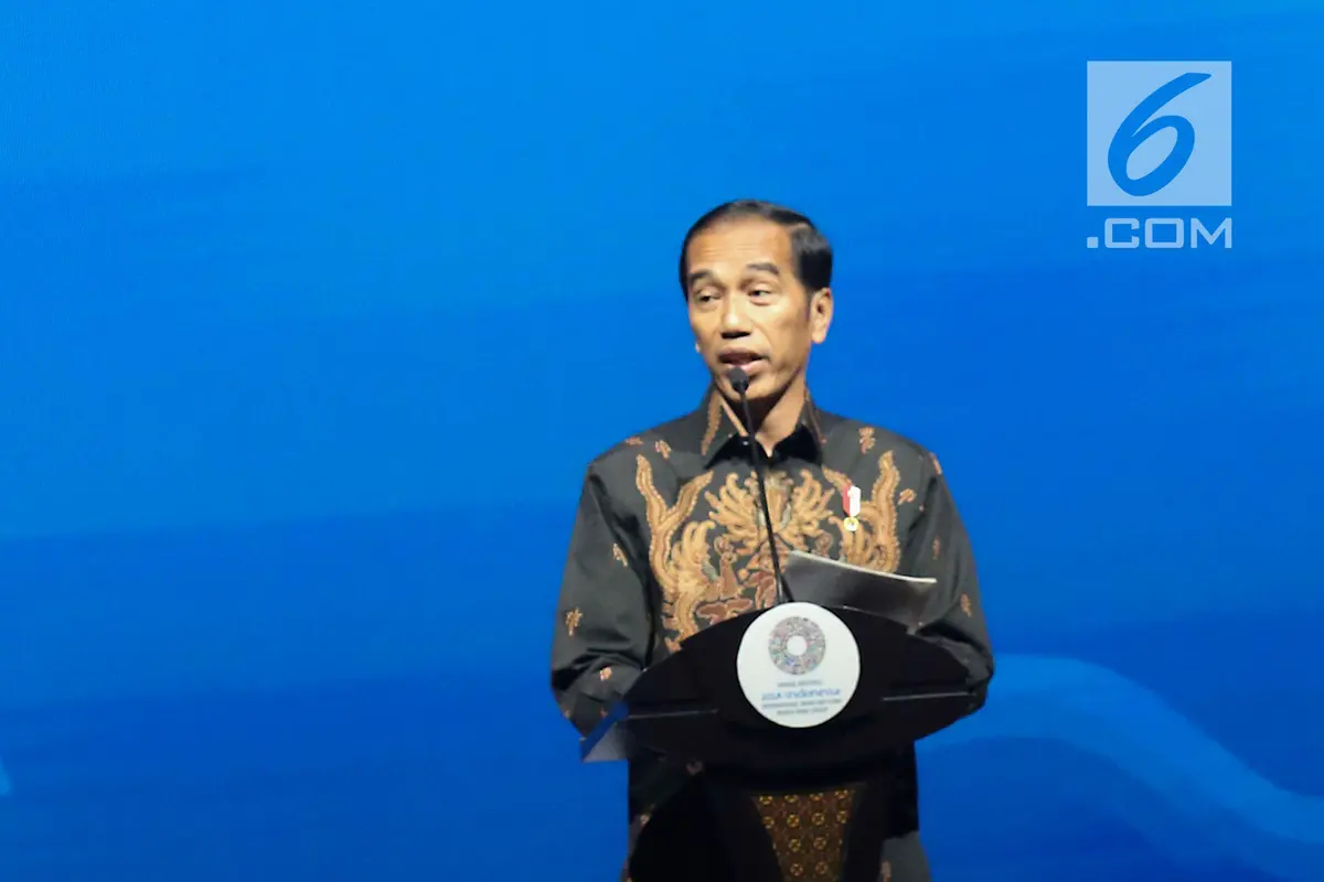 Jokowi Bicara Perkembangan Fintech di IMF-Bank Dunia 2018