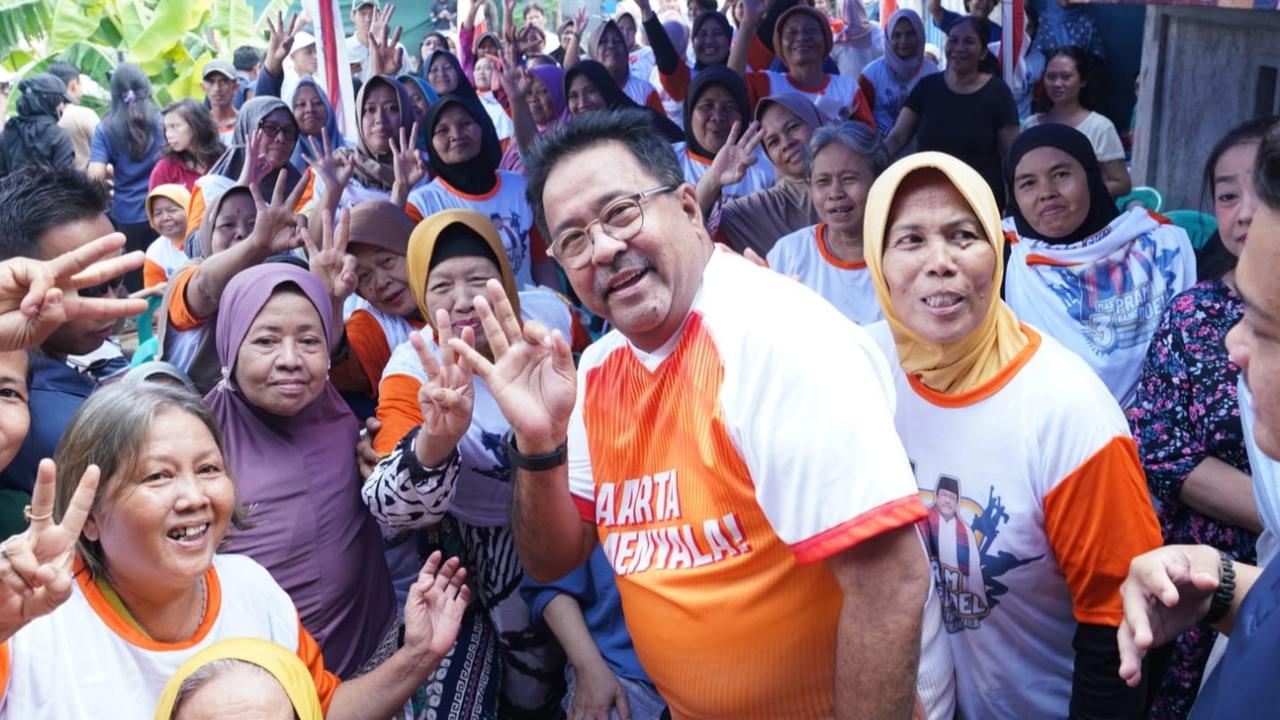 Unggul Survei Litbang Kompas, Bang Doel Gunakan Sisa Waktu untuk Blusukan