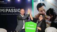 Presiden Direktur & CEO Manulife Indonesia Ryan Charland saat meluncurkan produk asuransi MiProsper Assurance for Pension (MiPassion) di Jakarta, Kamis, 19 Januari 2023.