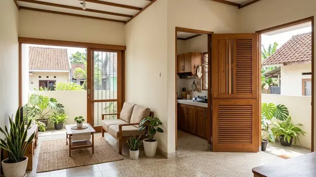 Pintu dengan Ventilasi Terintegrasi