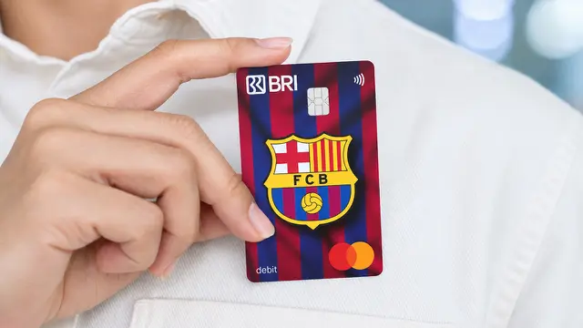 Kartu BRI Debit FC Barcelona.