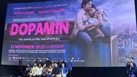 Acara konferensi pers film Dopamin di XXI Epicentrum pada Rabu (29/10/2025). (Foto: Aisyah Ichsani Maulida/Liputan6.com)