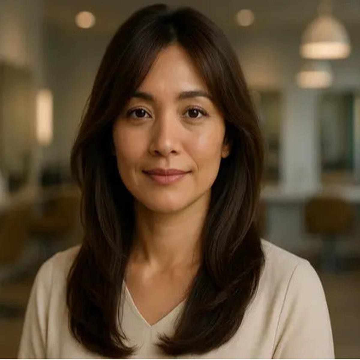 9 Model Rambut Layer untuk Ibu-Ibu Usia 30--40 Tahun agar Wajah Terlihat Tirus, Tampil Fresh di 2025