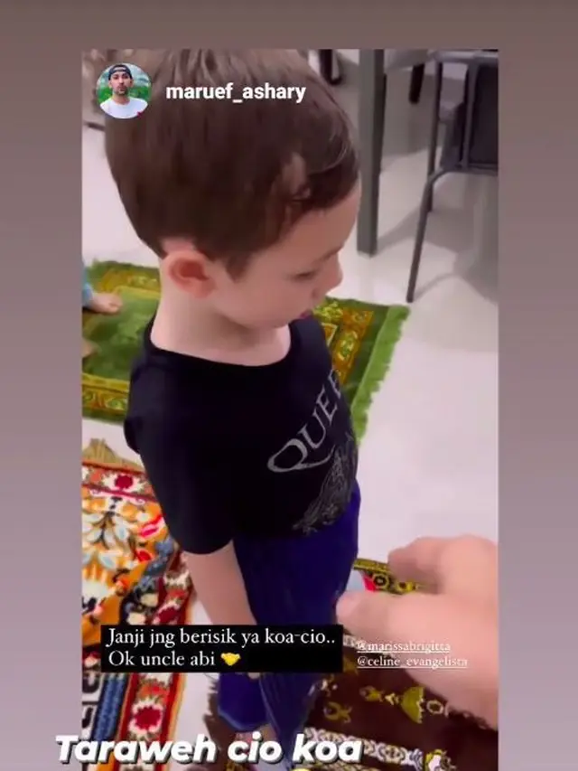 anak Celine Evangelista