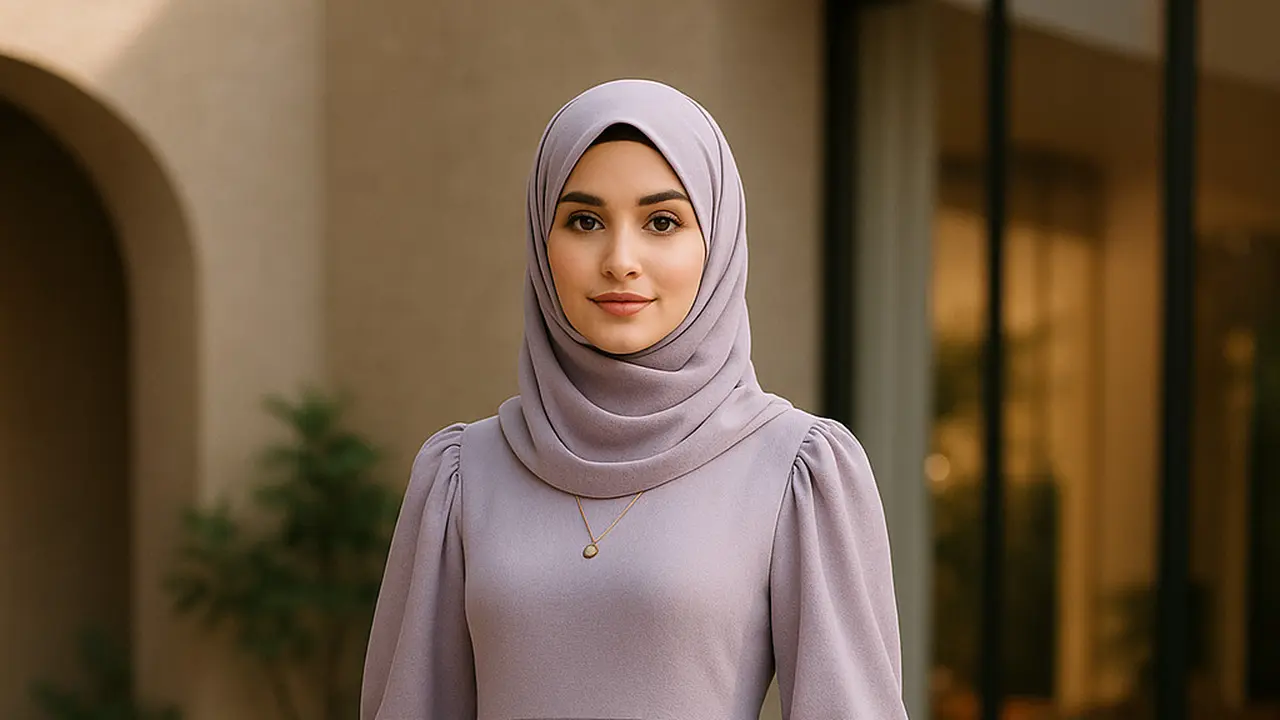 Model Gamis Polos