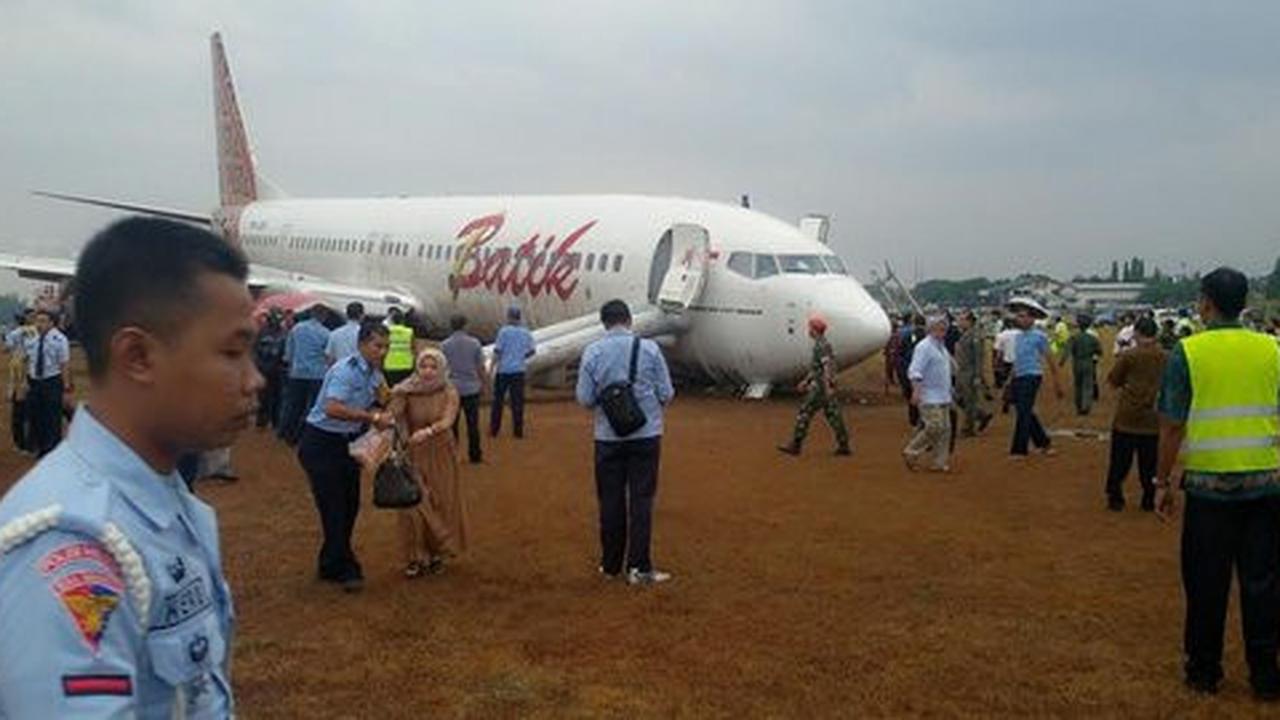 Penjelasan Batik Air soal pesawat tergelincir di Bandara Adisucipto