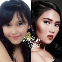 Perbedaan gaya Ayu Ting Ting dulu dan kini. (Istimewa, Instagram/ayutingting92)