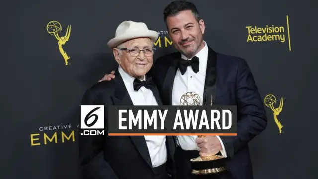 Norman Lear menjadi peraih tertua di Creative Arts Emmy Awards 2019. Acara ini berlangsung di Microsoft Theatre, Los Angeles, Amerika Serikat, Sabtu (14/9/2019).