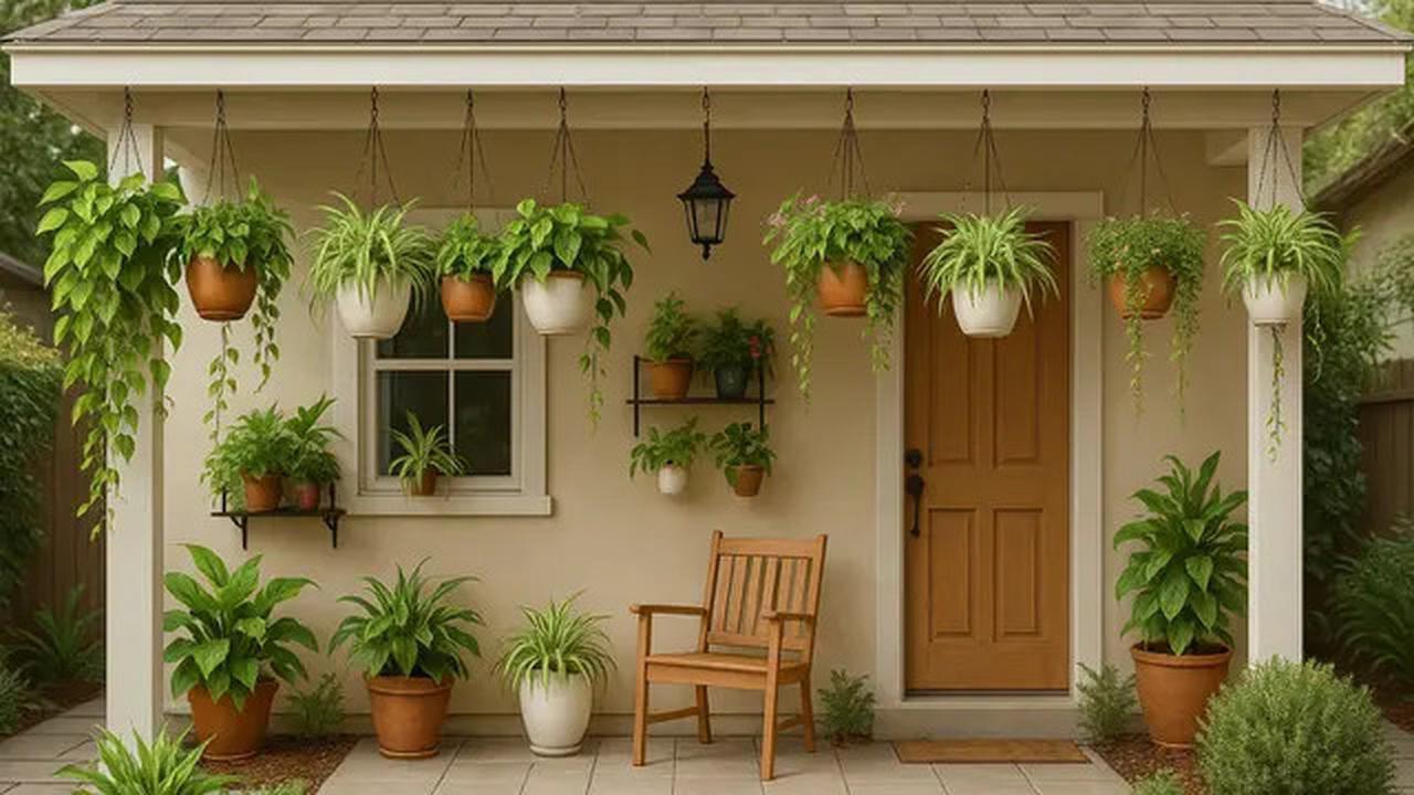 7 Inspirasi Teras Rumah Kecil dengan Taman Mini yang Cantik, Bikin Hunian Makin Sejuk dan Estetik