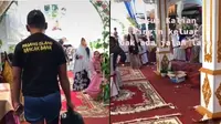 Video akses jalan tertutup tenda pernikahan (Sumber: TikTok/awasadaorang)