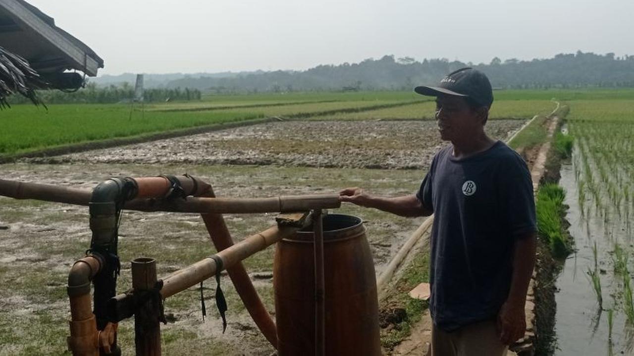 Atasi Kekeringan, Petani Lebak Andalkan Pompa Pantek Sistem Satelit