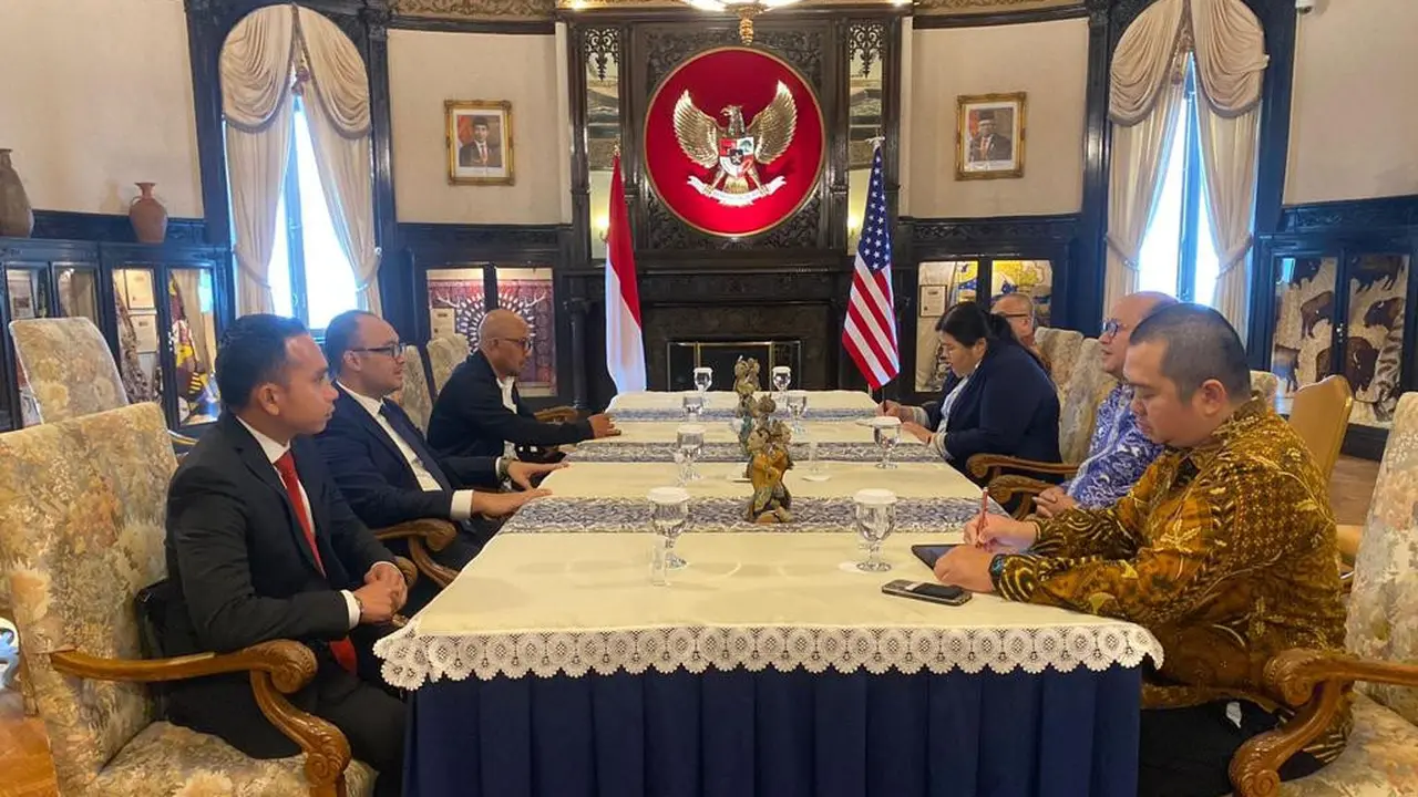 Ketua Umum Asosiasi Pemasok Energi Mineral dan Batubara Indonesia (ASPEBINDO), Anggawira beserta jajaran mendatangi Duta Besar (Dubes) RI untuk Amerika Serikat (AS), Rosan P. Roeslani.