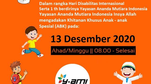 Khitan massal anak berkebutuhan khusus