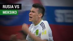Berita video Meksiko berhasil membuat tuan rumah Rusia tampak payah di depan publik sendiri di Piala Konfederasi 2017.