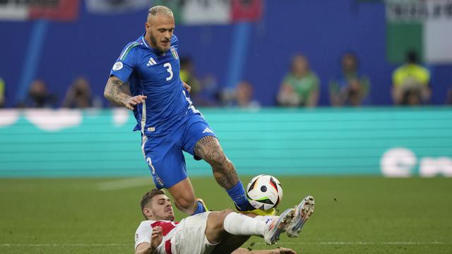 FOTO Federico Dimarco Timnas Italia