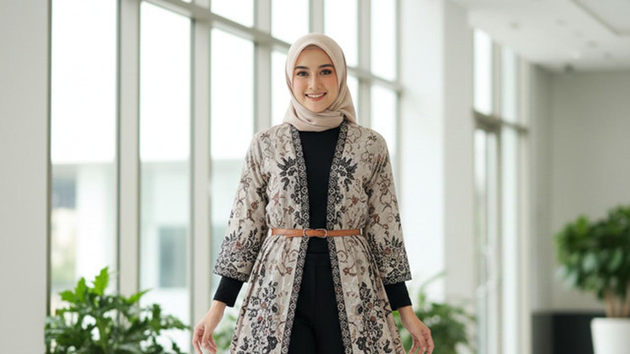 7 Model Atasan Batik Cardigan, Perpaduan Tradisional dan Modern yang Cocok untuk Berbagai Kesempatan