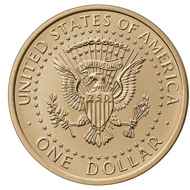 Wajah Donald Trump resmi diabadikan di koin $1 peringatan 250 tahun AS. (Dok usmint.gov)