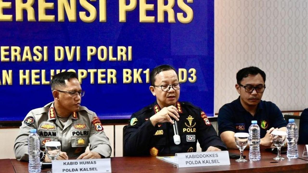 Misteri Terpecahkan! Dua Korban Terakhir Dikenali Lewat Tes DNA, Identifikasi Korban Heli Jatuh Kalsel Tuntas