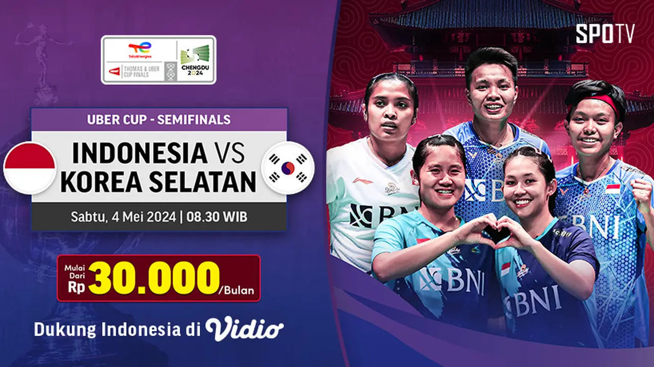 Uber Cup Semifinal: Indonesia Vs Korea Selatan