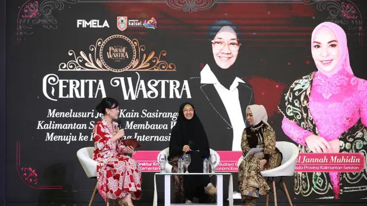 Echoes of Borneo, Kolaborasi Pemprov Kalimantan Selatan dan Irmasari Joedawinata di Panggung Parade Wastra Nusantara 2025