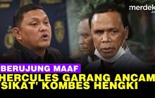 VIDEO: Hercules Garang Ancam Kombes Hengki, Berujung Minta Maaf ke Dua Jenderal