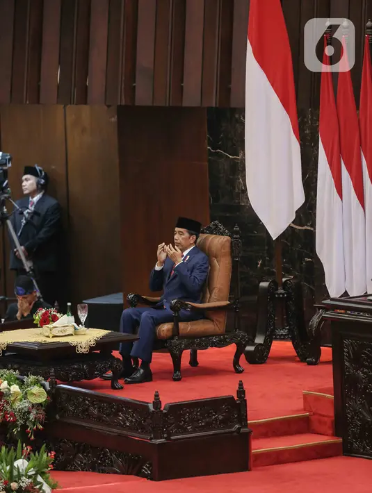 Presiden Joko Widodo (Jokowi) memperkirakan pertumbuhan ekonomi 2024 dikisaran 5,2 persen.  (Liputan6.com/Faizal Fanani)