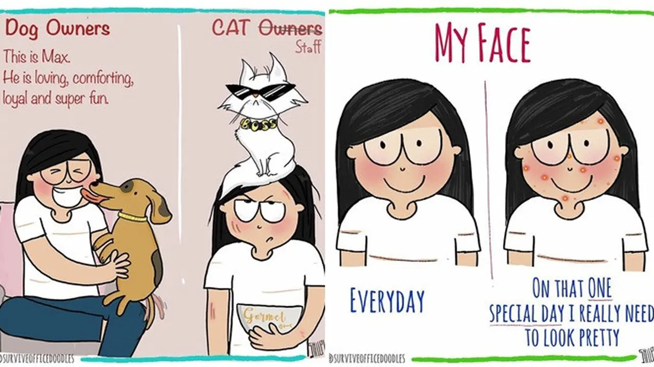 Seniman Ini Buat Ilustrasi Persoalan Sehari-Hari, 8 Hasilnya Sesuai Banget