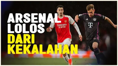 VIDEO: Arsenal Selamat dari Kekalahan Melawan Bayern Munchen, Perasaan Mikel Arteta Campur Aduk