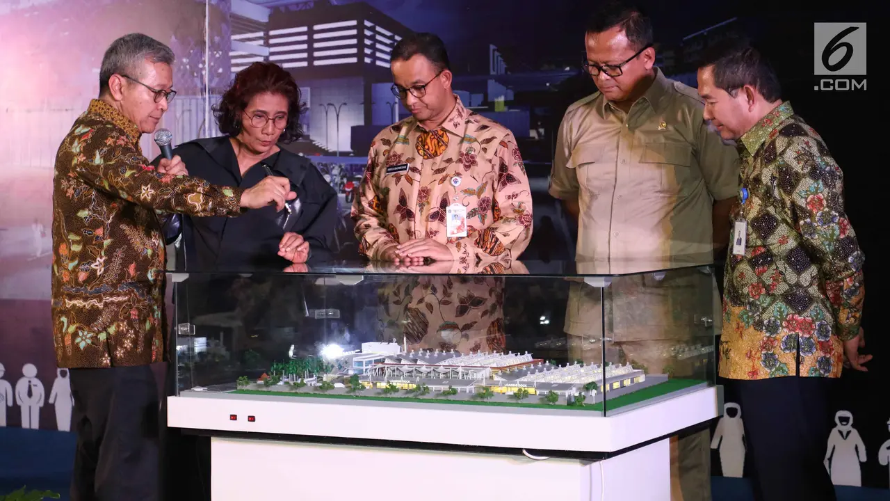 Ditemani Anies, Menteri Susi Resmikan Pasar Ikan Modern Muara Baru