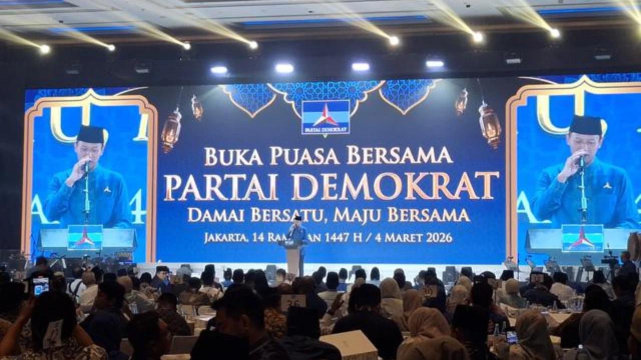 Prabowo Batal Hadir Bukber Partai Demokrat, AHY Singgung Perang AS-Israel Vs Iran