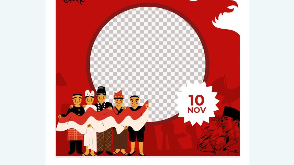 20 Prompt AI Twibbon Tema Hari Pahlawan 2025, Praktis Digunakan