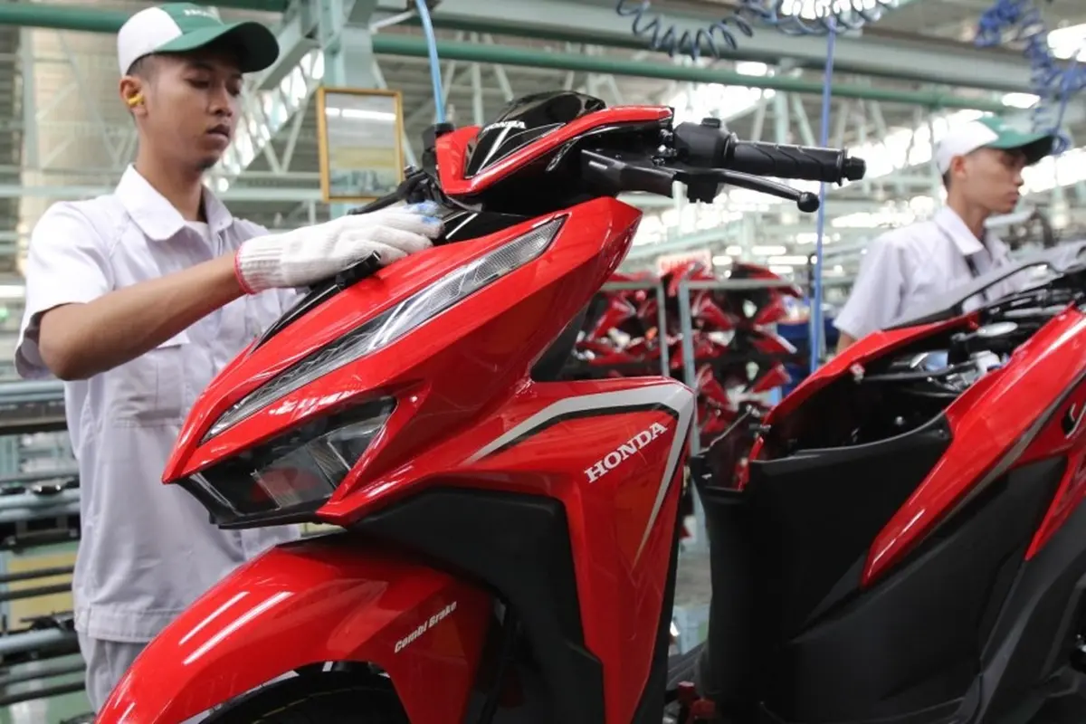 PT Astra Honda Motor (AHM) berhasil meningkatkan ekspor sepeda motor nasional sepanjang tahun 2019