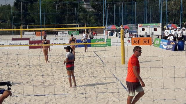 Asian Games 2019 Voli  Pantai  Putri  Indonesia Kalahkan 